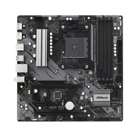 Placa base asrock b550m phantom gaming am4 matx