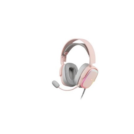 Auriculares mars gaming mhaxp pink jack 3.5mm + usb con microfono compatible con windows - ps4 - xbox one - nintendo switch - ma