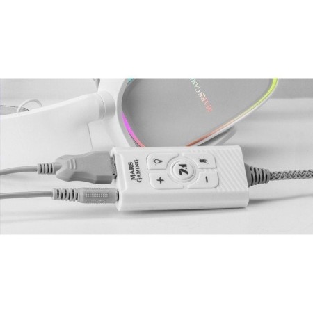 Tarjeta de sonido usb mars gaming msc2 blanca