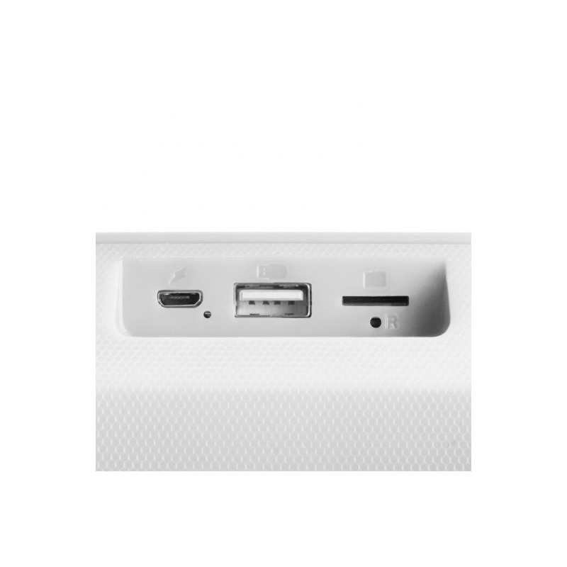 Altavoz con Bluetooth Mars Gaming MSBAXW/ 10W/ 1.0/ Blanco