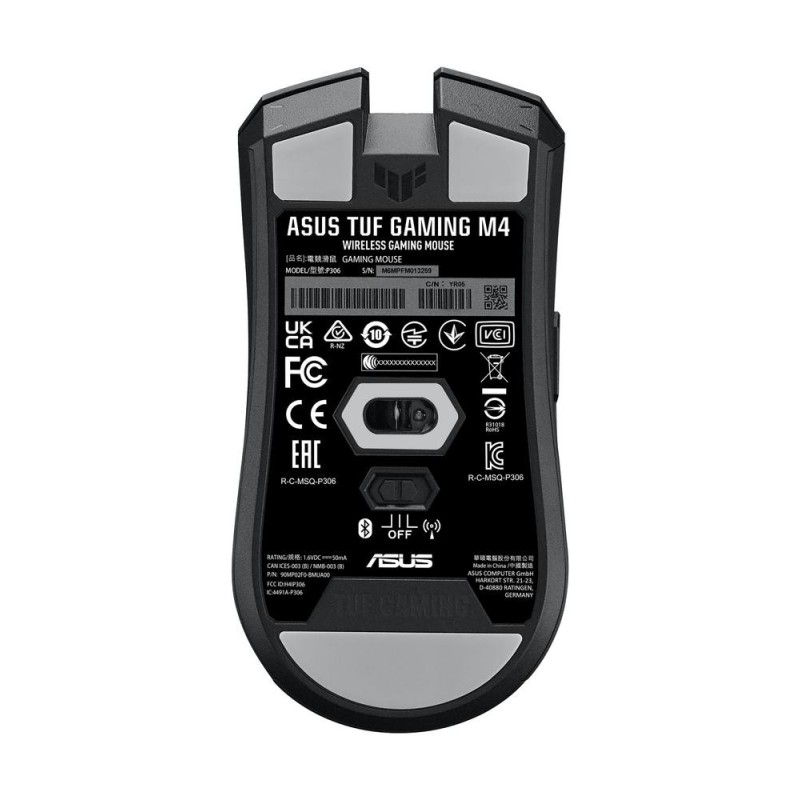 Raton inalambrico asus tuf gaming m4 inalambrico negro