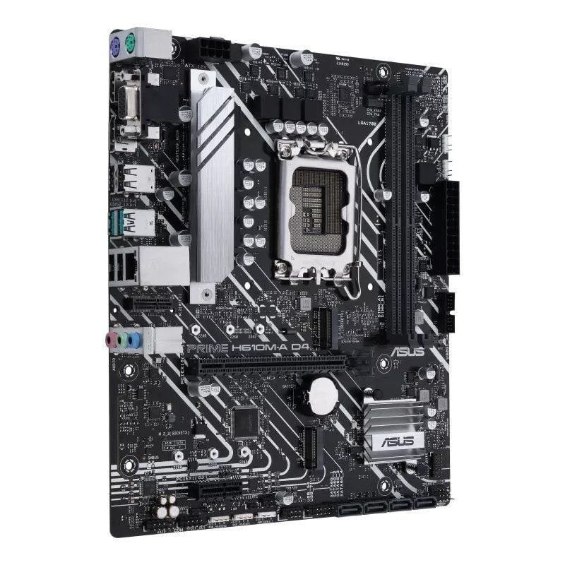 Placa Base Asus Prime H610M-A D4-CSM/ Socket 1700/ DDR4/ PCIe 4.0/ Micro ATX