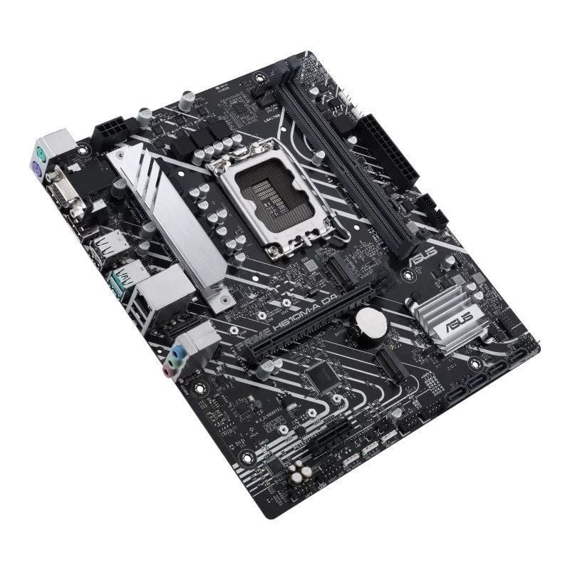 Placa Base Asus Prime H610M-A D4-CSM/ Socket 1700/ DDR4/ PCIe 4.0/ Micro ATX