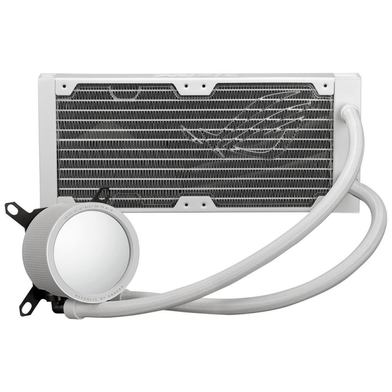 Kit refrigeracion liquida asus rog ryuo iii 240 argb 2x 120mm blanco