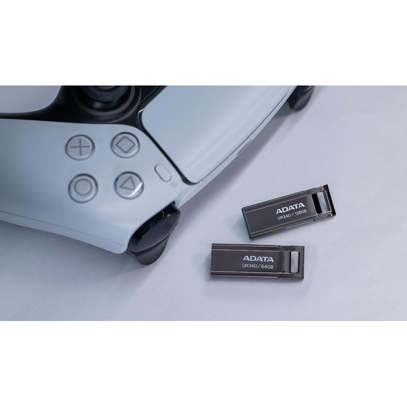 ADATA Lapiz USB UR340 128GB USB 3.2 Metal Black