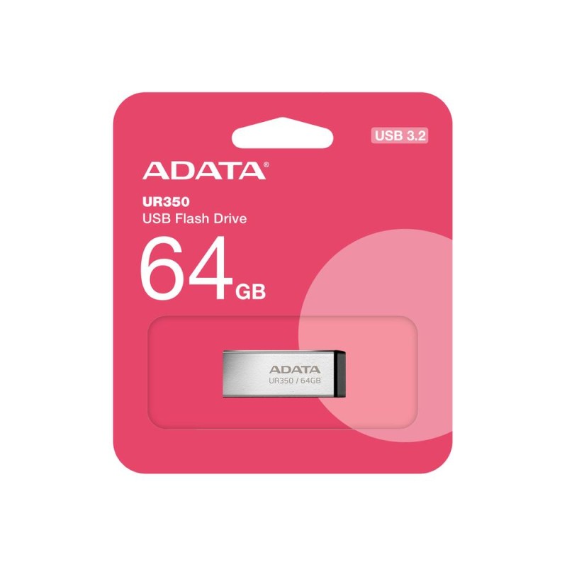 ADATA Lapiz Usb UR350 64GB USB 3.2 Metálica