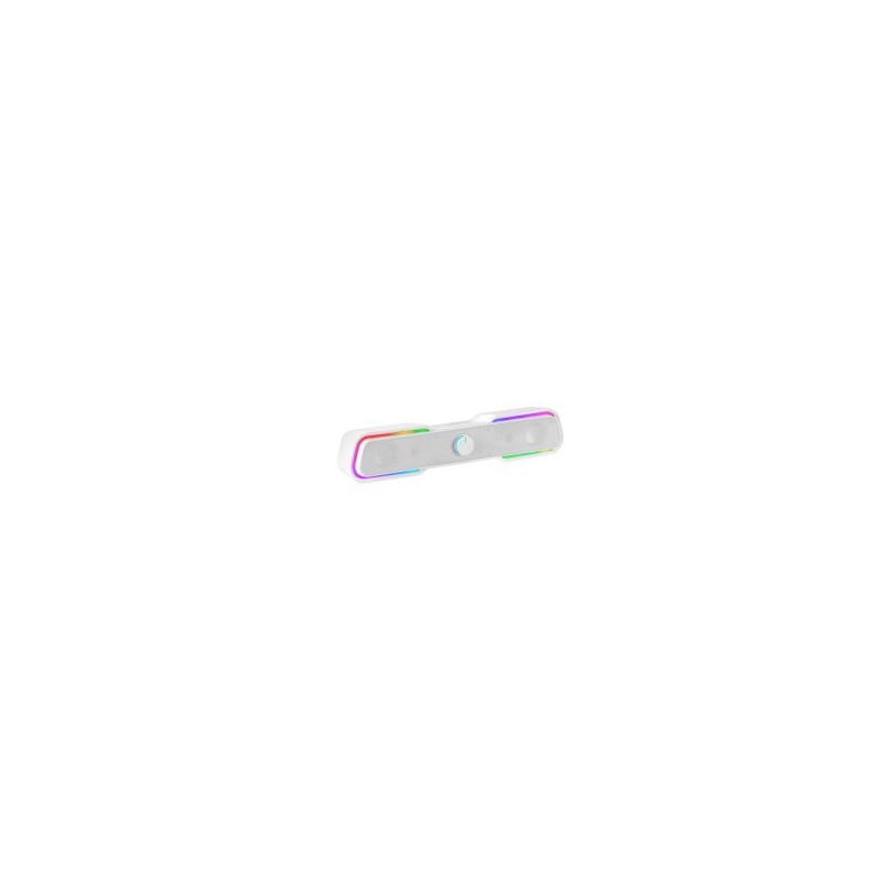 Barra de sonido mars gaming msbx 10w rgb blanca