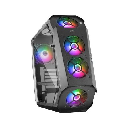 Caja ordenador mars gaming mc51 premium atx 2 x usb 3.0 5 x 120mm argb