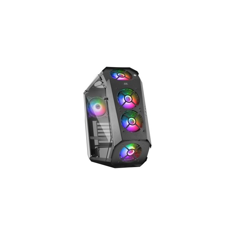 Caja ordenador mars gaming mc51 premium atx 2 x usb 3.0 5 x 120mm argb