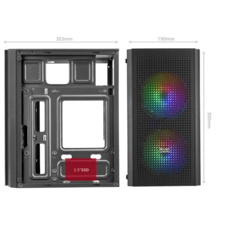 Caja Gaming Minitorre Mars Gaming MC300