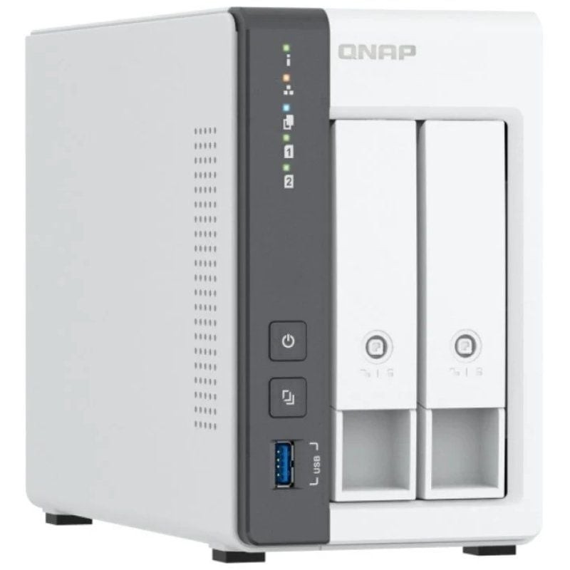 NAS QNAP TS-216G/ 2 Bahías 3.5″- 2.5″/ 4GB DDR4/ Formato Torre