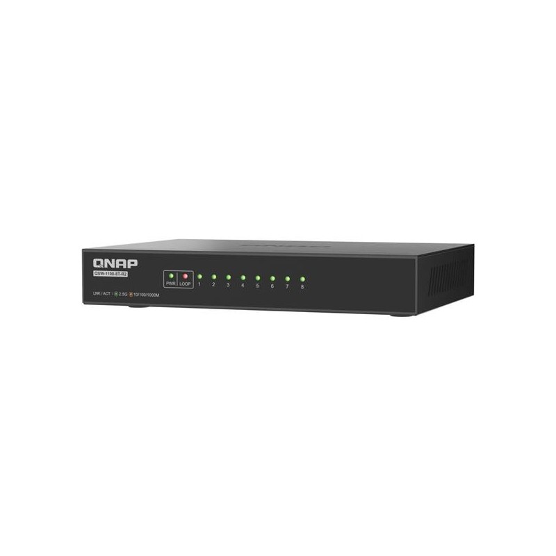Switch qnap qsw - 1108 - 8t - r2 8 puertos