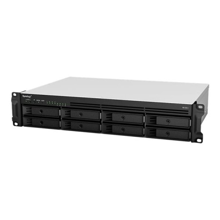 NAS Synology RackStation RS1221+ / 8 Bahías 3.5″-2.5″/ 4GB DDR4/ Formato Rack