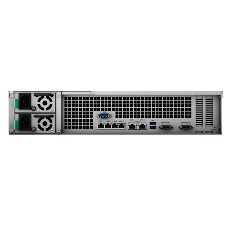 NAS Synology RackStation RS3621XS+/ 12 Bahía 3.5″- 2.5″/ 8GB DDR4/ Formato Rack