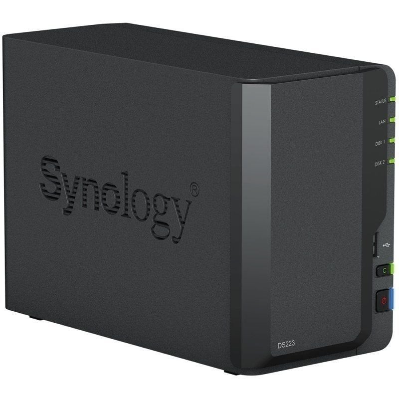 NAS Synology Diskstation DS223/ 2 Bahías 3.5″- 2.5″/ 2GB DDR4/ Formato Torre