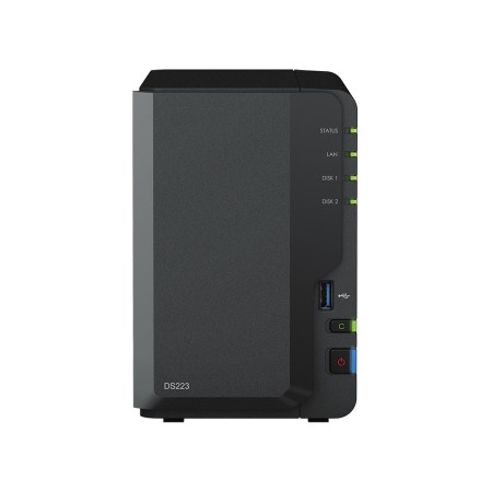 NAS Synology Diskstation DS223/ 2 Bahías 3.5″- 2.5″/ 2GB DDR4/ Formato Torre