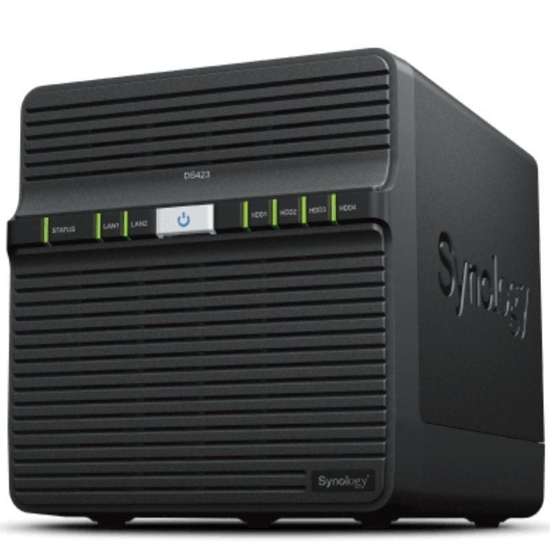 NAS Synology Diskstation DS423/ 4 Bahías 3.5″- 2.5″/ 2GB DDR4/ Formato Torre