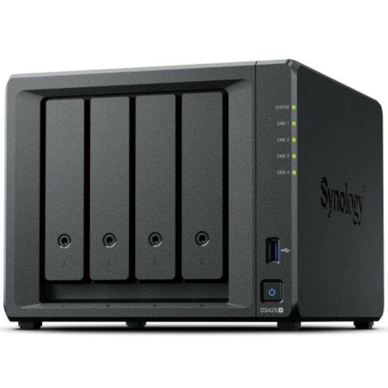 NAS Synology Diskstation DS425+/ 4 Bahías 3.5″- 2.5″/ 2GB DDR4/ Formato Torre