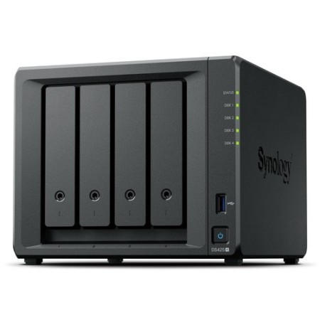 NAS Synology Diskstation DS425+/ 4 Bahías 3.5″- 2.5″/ 2GB DDR4/ Formato Torre