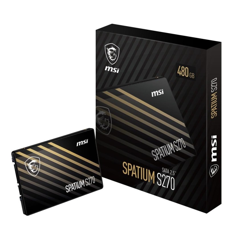 Disco duro 2.5 pulgadas ssd 480gb sata3 msi spatium s270