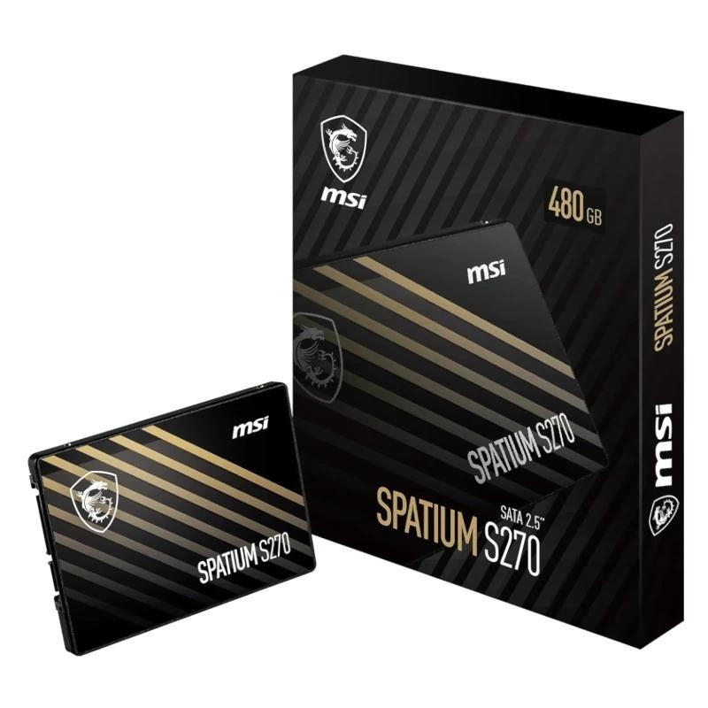 Disco duro 2.5 pulgadas ssd 480gb sata3 msi spatium s270
