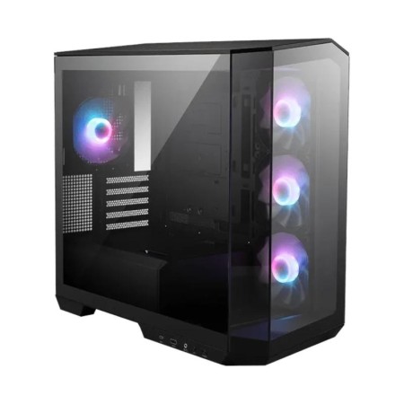 Caja ordenador gaming msi mag pano m100r pz micro atx rgb cristal templado black