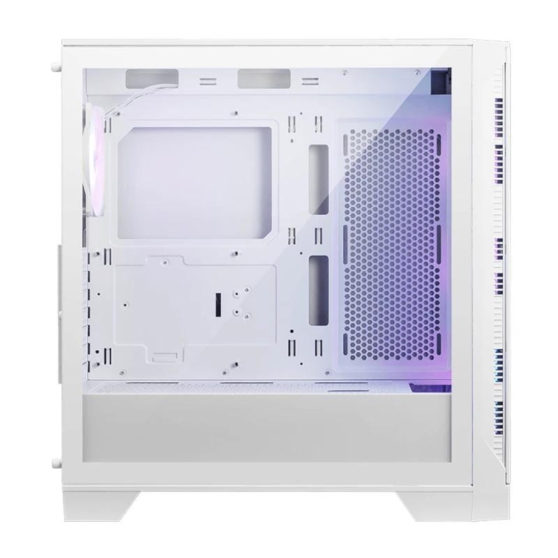 Caja ordenador gaming msi mag forge 320r airflow rgb matx cristal templado blanco