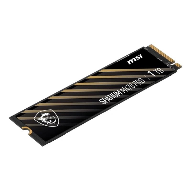 Disco duro interno solido ssd msi spatium m470 pro 1tb m.2 nvme pcie4