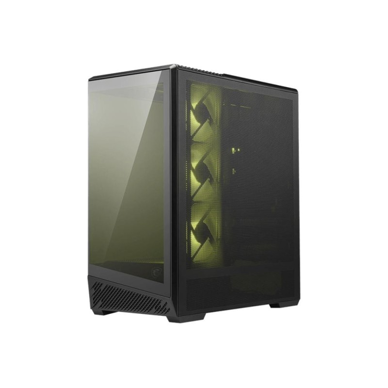 Caja ordenador gaming msi mag pano 130r pz atx argb cristal templado negra