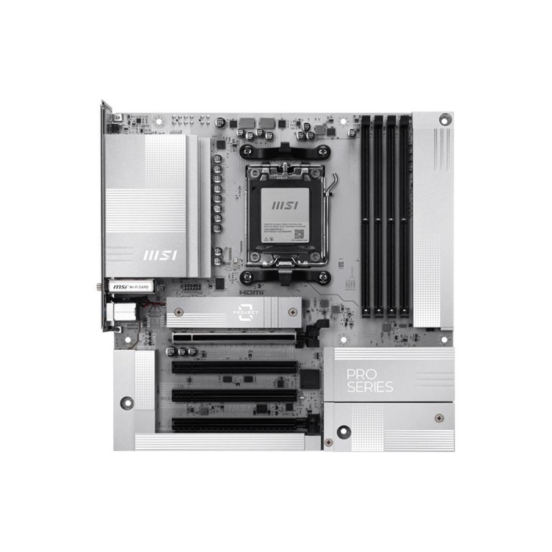Placa msi pro b850m - a wifi pz am5 matx - 4x ddr5