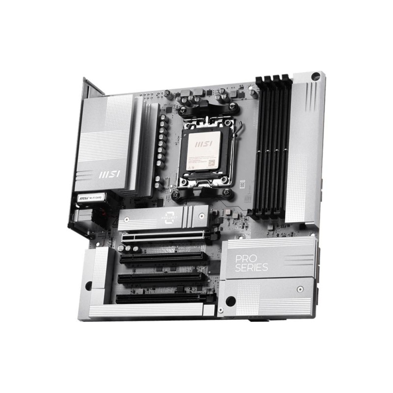 Placa msi pro b850m - a wifi pz am5 matx - 4x ddr5