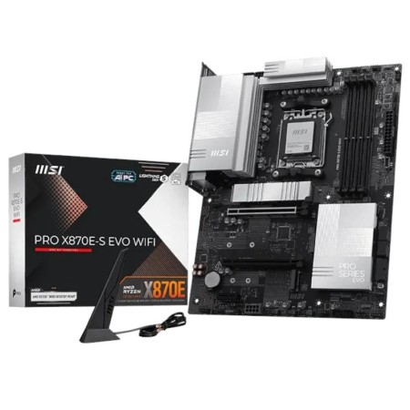 Placa base msi pro x870e - s evo wifi am5 atx - 4x ddr5