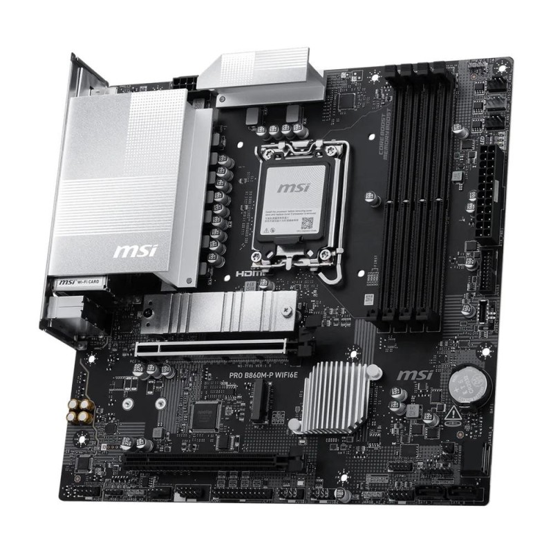 Placa base msi pro b860m - p wifi6e lga 1851 matx - 4x ddr5