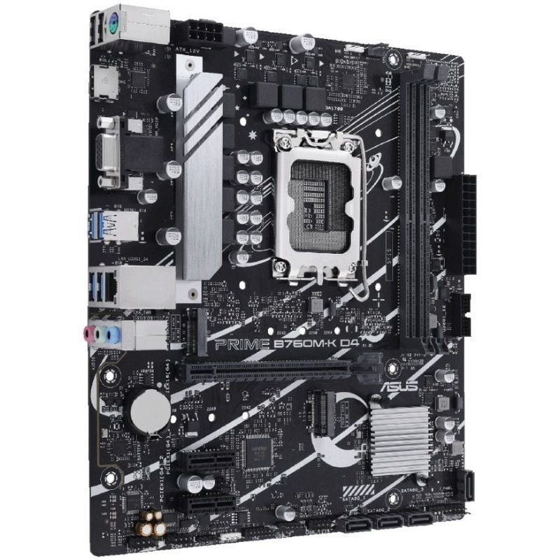 Placa Base Asus Prime B760M-K D4 Socket 1700/ DDR4/ PCIe 4.0/ Micro ATX