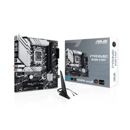 Placa Base Asus Prime B760M-A WIFI Socket 1700/ DDR5/ PCIe 4.0/ Micro ATX