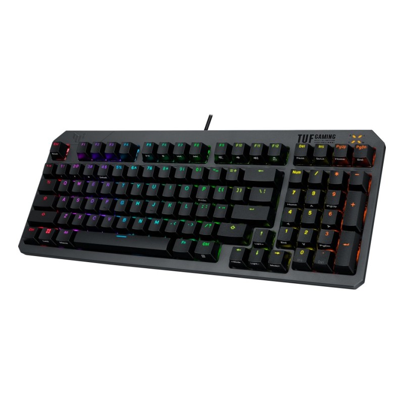 Teclado asus tuf gaming k3 gen ii rgb negro
