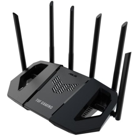 Router Inalámbrico 5G Móvil Asus TUF Gaming BE6500/ WiFi 7/ 6500Mbps/ 2.4GHz 5GHz/ 6 Antenas/ WiFi 802.11be/ax/ac/n/a/ - n/b/g