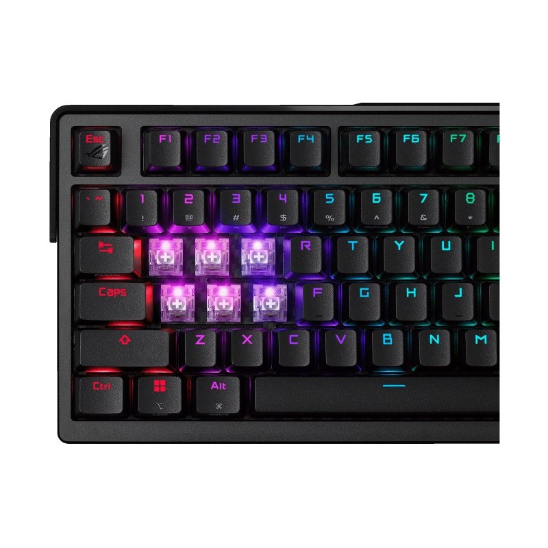 Teclado gaming asus rog azoth extreme inalambrico rgb negro ingles
