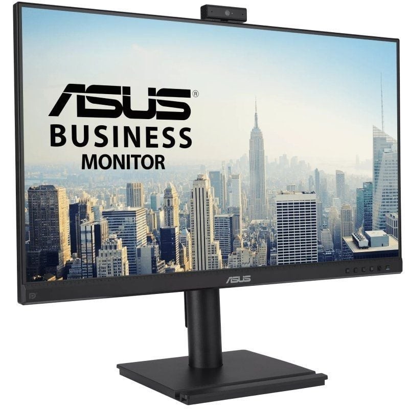 Monitor Profesional Asus BE279QFK 27″/ Full HD/ Webcam/ Multimedia/ Regulable en altura/ Negro