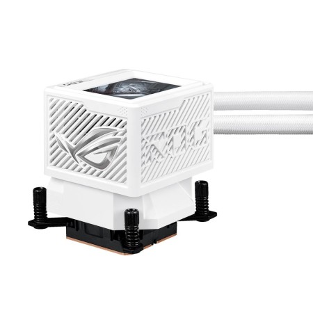 Kit refrigeracion liquida asus rog ryujin iii 360 argb extrema 3x 120mm blanca