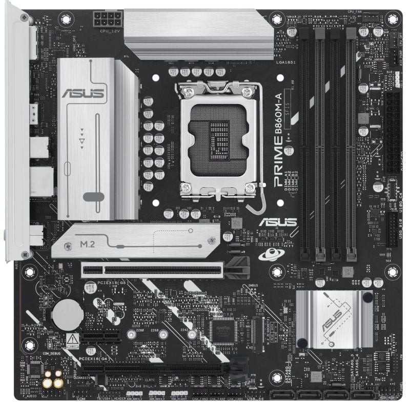 Placa Base Asus Prime B860M-A CSM Socket 1851/ DDR5/ PCIe 5.0/ Micro ATX