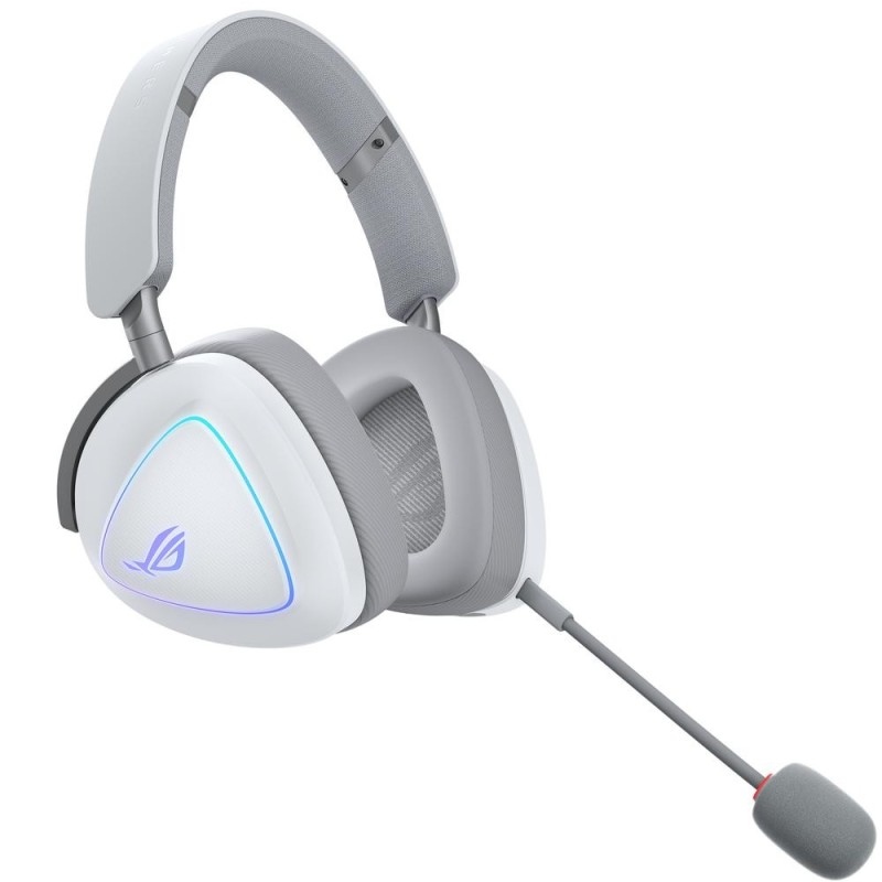 Auriculares gaming asus rog delta ii inalambrico blanco