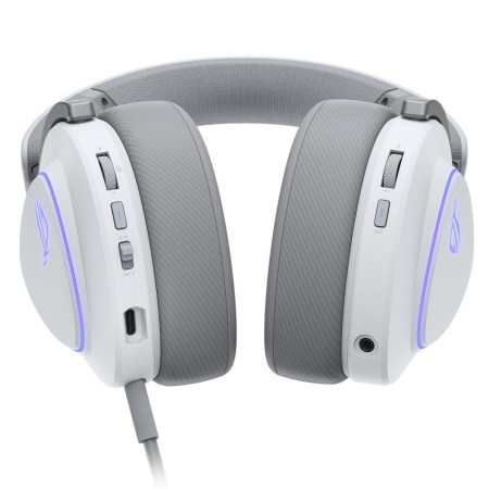 Auriculares gaming asus rog delta ii inalambrico blanco