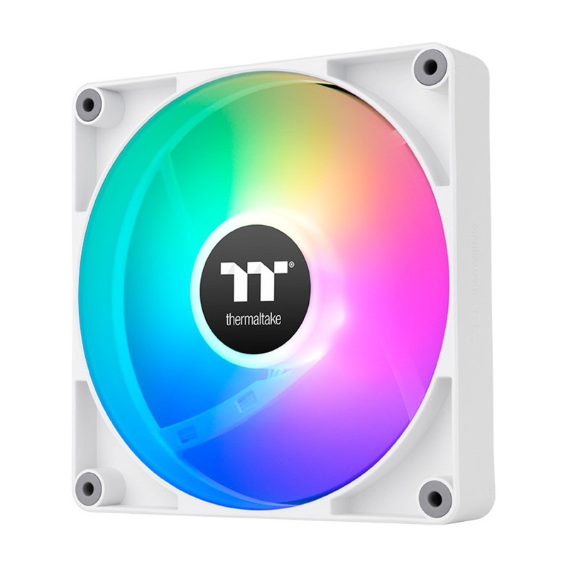 Ventilador caja inverso thermaltake ct140 argb 2x 140mm blanco
