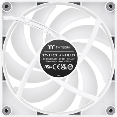 Ventilador caja inverso thermaltake ct140 argb 2x 140mm blanco