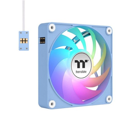 Ventilador caja magnetico thermaltake ct120 ex argb 3x 120mm azul hydrangea