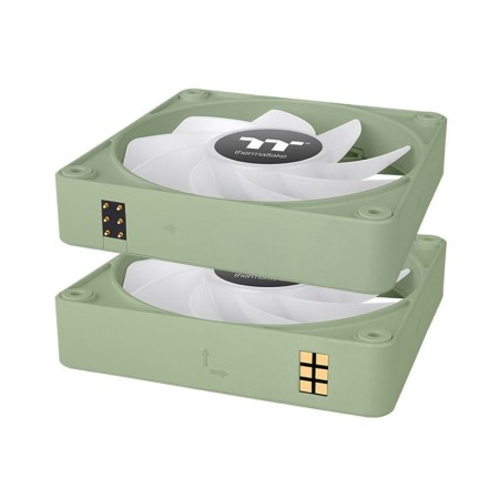Ventilador caja inv magnetico thermaltake ct120 ex argb 3x 120mm verde matcha