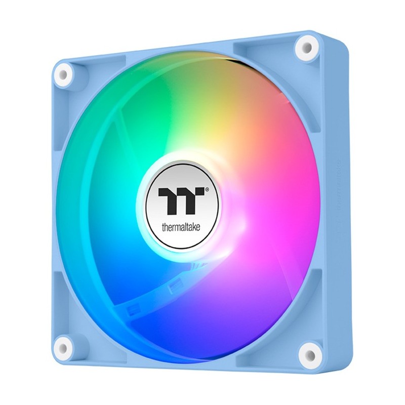 Ventilador caja inverso thermaltake ct120 argb 2x 120mm azul hydrangea