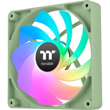 Ventilador caja inverso thermaltake ct120 argb 2x 120mm verde matcha