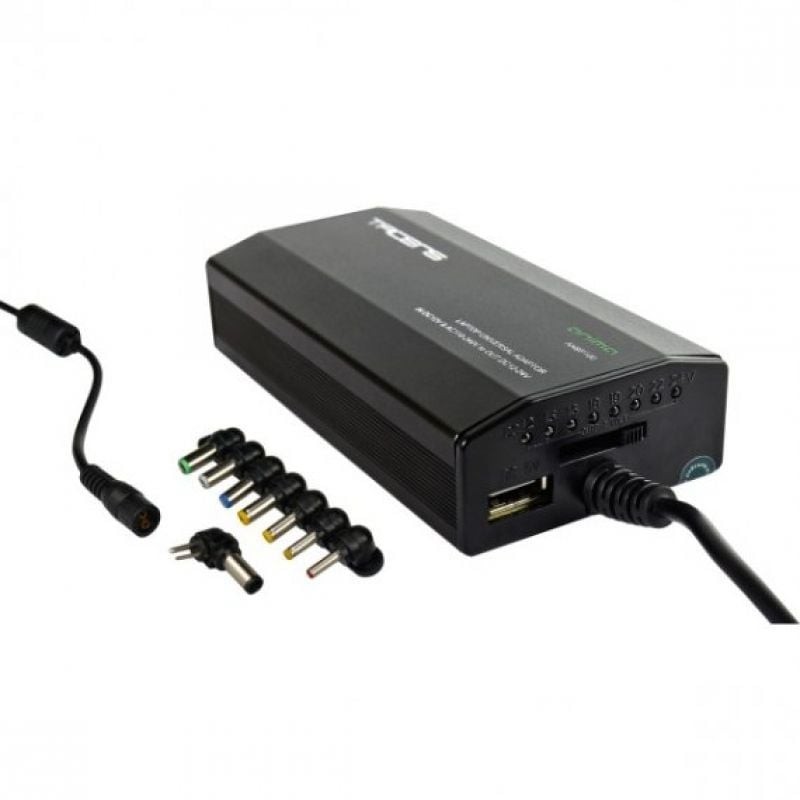 Cargador de Portátil Anima ANBP100/ 1xUSB/ 100W/ Manual/ 8 Conectores/ Voltaje 12-24V